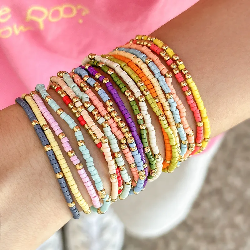 Bohemian Colorful Seed Bead Women's Beaded Bracelets